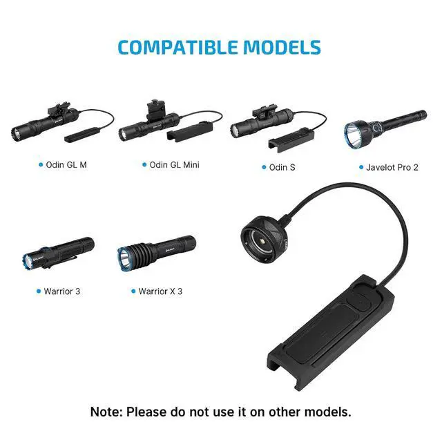 Alt view image 2 of 4 - SROD-7 Magnetic Remote Pressure Switch for Odin S, Odin GL M, Odin GL Mini, Warrior 3, Warrior X 3, Warrior X 4, Warrior 3S, Javelot pro 2 (Not Compatible with Odin and Odin mini) (Black)