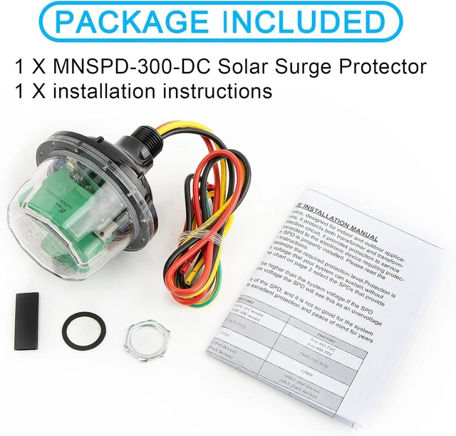 Alt view image 5 of 6 - MNSPD-300-DC Solar DC Surge Protector Device Replacement