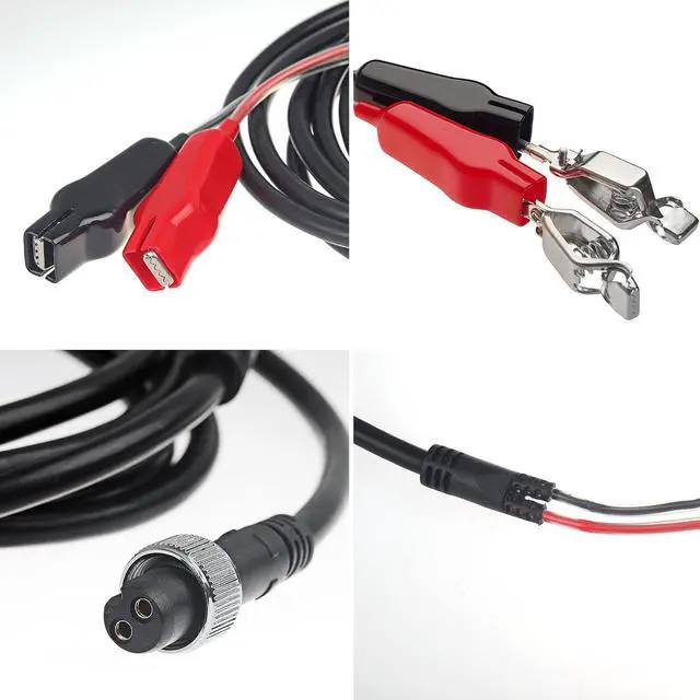 Alt view image 3 of 6 - 2Pcs 10Ft Electric Fishing Reel Power Cord Cable, Power Cable Connecting Battery to Reels Spool, Compatible with Daiwa Tanacom 1000 750 500, Seaborg 500MJ, Leobritz, Shimano, BeastMaster, ForceMaster
