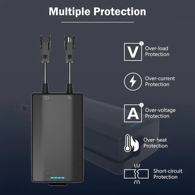 Alt view image 6 of 6 - Universal Battery Pack for Reclining Furniture, GreenPower 3300mAh Wireless Rechargeable Battery Pack for Power Recliner, Power Sofa, Sectional, and Lift Chair