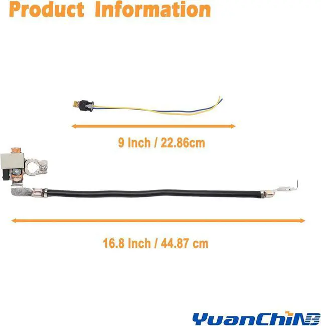 Alt view image 6 of 6 - AV6N10C679GB Battery Current Sensor Compatible with Ford Focus Escape 2012-2019 IBS Negative Battery Cable Sensor Replacement AV6Z-10C679-P AV6N-10C679-BC