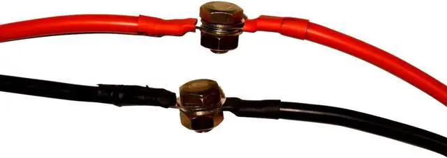 Alt view image 6 of 7 - Newport 10ft Trolling Motor Battery Cable Extension Kit 8AWG Marine-Grade Wire Includes Connectors, Terminals & Heat Shrink Compatible with All Newport Motors