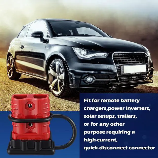 Alt view image 6 of 7 - 6 Pcs 2-4 Gauge 175A Battery Quick Connector 12-36v Disconnect Wire Harness Plug Kit Battery Cable Connector Disconnect Plug for Car Motor Winch Trailer