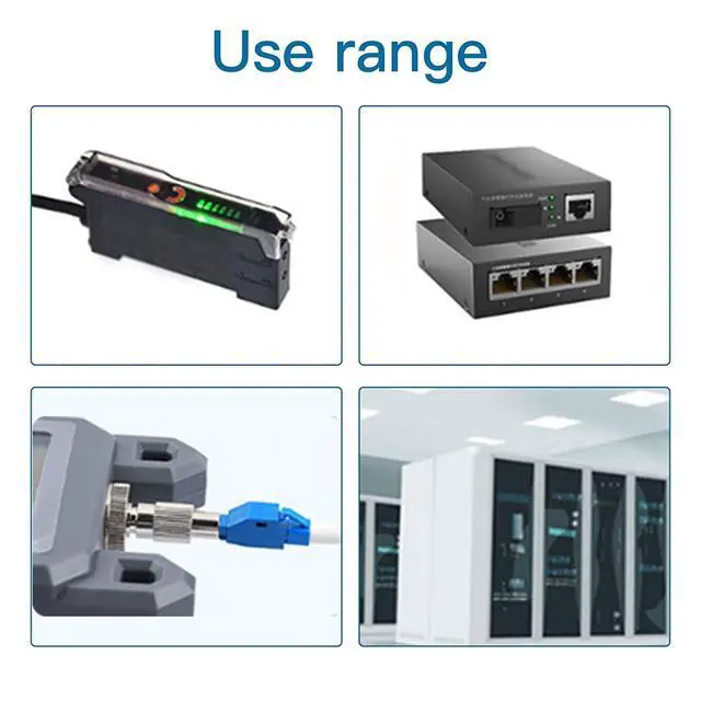 Alt view image 7 of 7 - 30 Pcs Visual Fault Locator Fiber Adapter, Fiber Optic Connector, Single Mode 9/125um FC Male to LC Female Hybrid Optical Fiber Convertor Adapter Compatible with Optical Power Meter Cable