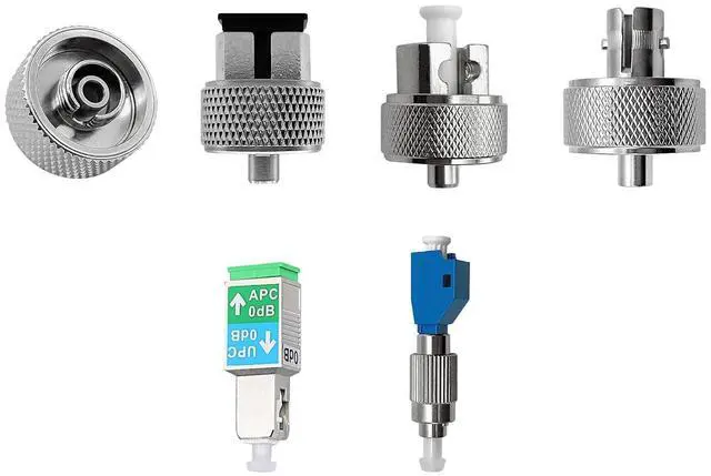 Main image of Fiber Optic Connector, FC/UPC, SC, ST, LC, FC/UPC-LC/UPC, SC/UPC-/APC Interchangeable Optical Fiber Connector, 6 Styles for Adapters Compatible with Single-Mode & Multi-Mode Fibers
