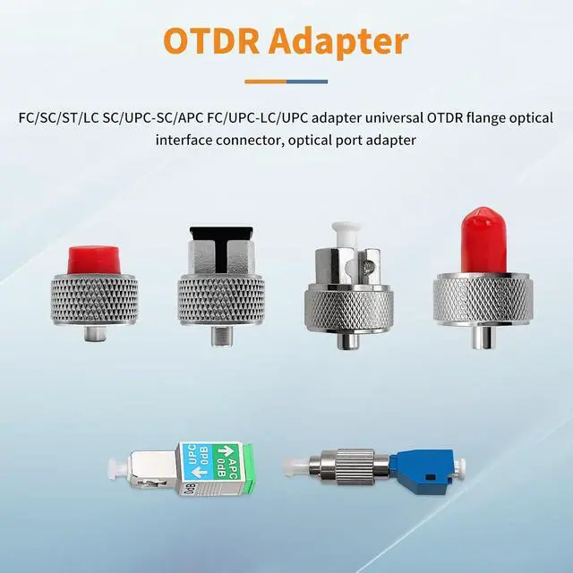 Alt view image 6 of 6 - Fiber Optic Connector, FC/UPC, SC, ST, LC, FC/UPC-LC/UPC, SC/UPC-/APC Interchangeable Optical Fiber Connector, 6 Styles for Adapters Compatible with Single-Mode & Multi-Mode Fibers
