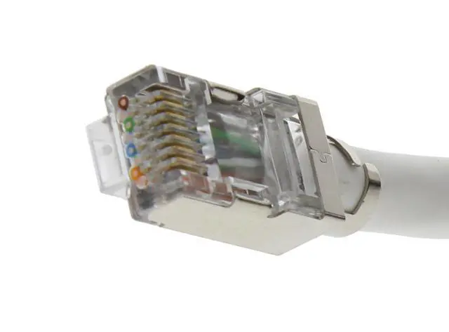 Alt view image 6 of 7 - INC. 85-368 Shielded Feed-Thru Modular Plug Connector, Cable Connector for CAT6A/6/5e Shielded Cables, (25 Connectors)