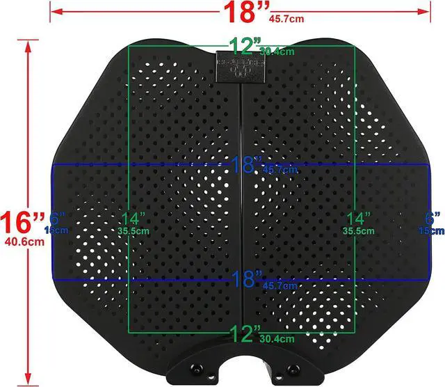 Alt view image 7 of 7 - TV Wall Mount 3 Shelf Bracket, with 15ft HDMI Cable, Three 18x16-Inch Black Components Shelves Under TV for Cable Box, Blu Ray Player, Stereo AV, AS3B