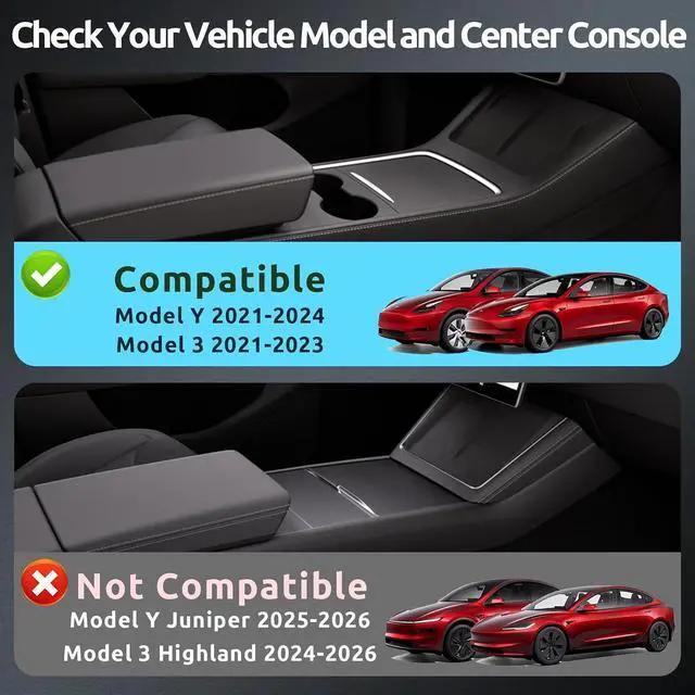 Alt view image 2 of 7 - USB Hub for Tesla Model Y/3 Center Console Charger Hub 4Port with Retractable Dual 2.6ft 27W Type-C Fast Charging Cable and USB-A & USB-C Port Accessories for 2021-2024Model Y/2021-2023Model 3