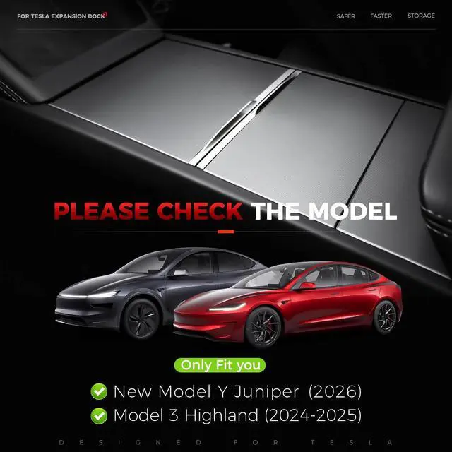 Alt view image 3 of 7 - Upgrade 65W USB Charger Hub for Tesla Model 3 Highland 2024-2025 & New Model Y Juniper 2026 Accessories 4-Port Retractable Phone Charger 2 Type-C Fast Charging Cables USB Hub Center Console