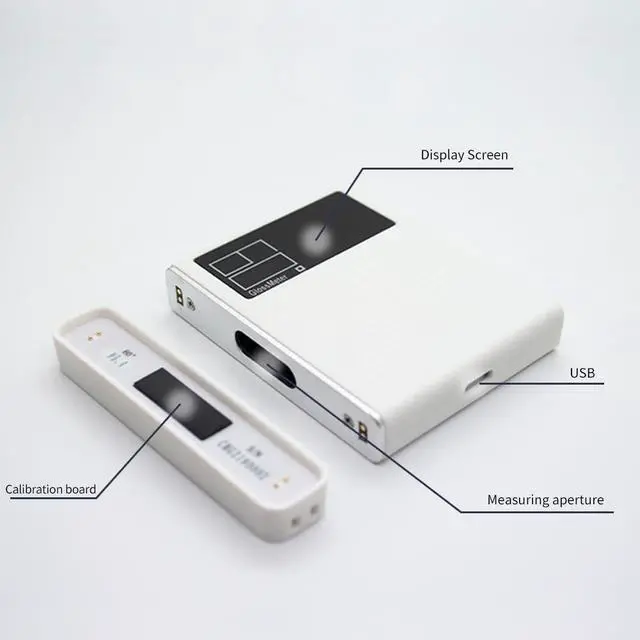 Alt view image 3 of 5 - Gloss Meter DG60-Pro,Portable Business Travel Measuring,Range 0-1200GU,Single Angle 60 °Universal GlossMeter for Various Industries