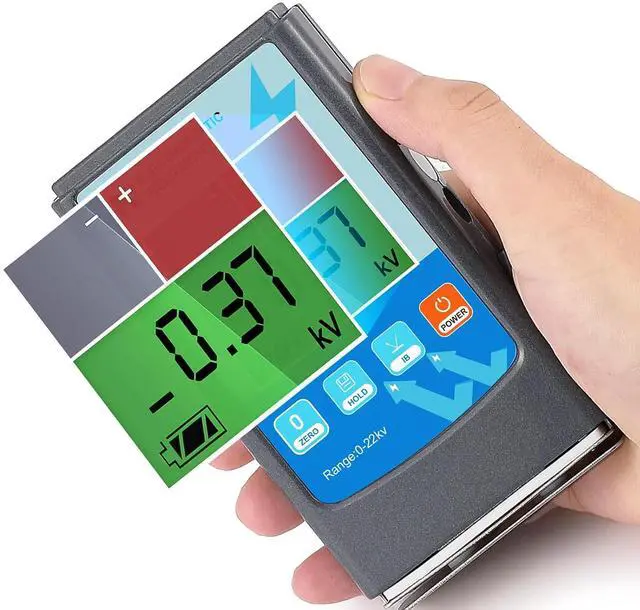 Main image of FMX-003 Static Meter 0~20KV Electrostatic Field Meter ESD Test Meter 0~200V Ion Balance Tester for Electronics & Manufacturing & Laboratory