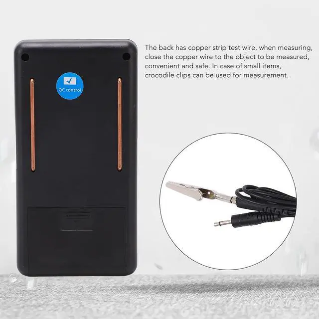 Alt view image 5 of 7 - Digital Static Electricity Tester - Precise Measuring Instrument Electrostatic Analyzer Self Calibration Resistivity Tester