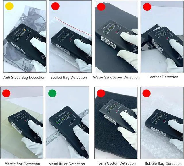 Alt view image 6 of 7 - Digital Static Electricity Tester - Precise Measuring Instrument Electrostatic Analyzer Self Calibration Resistivity Tester