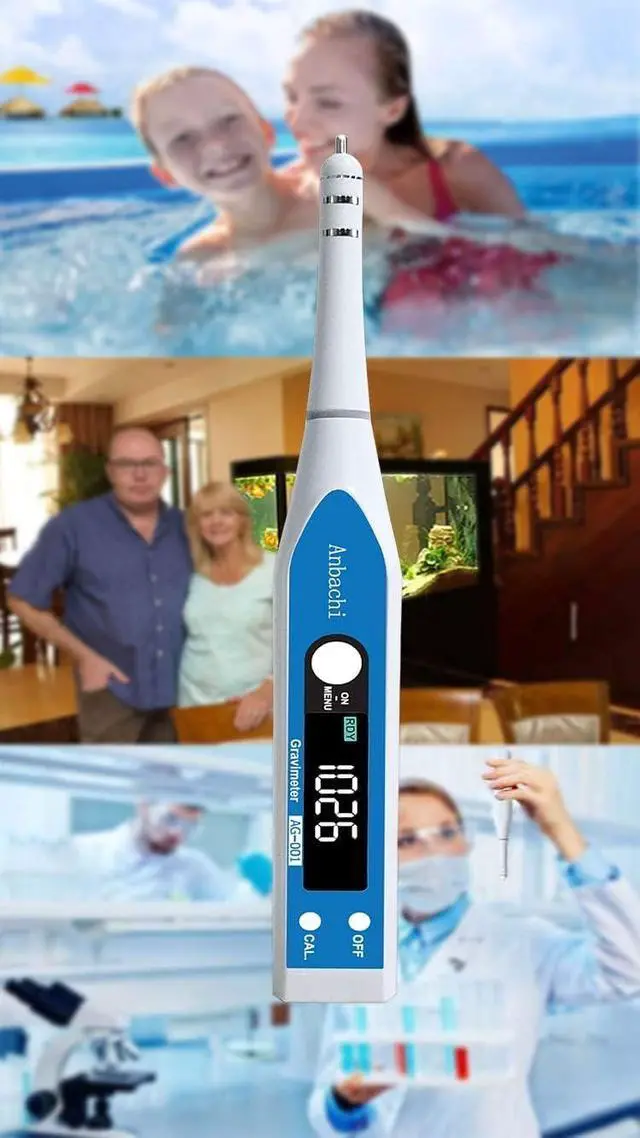 Alt view image 3 of 5 - Digital Salinity Meter 3-in-1 Saltwater Tester Specific Gravity, Salinity & Temperature Pen Hydrometer, High Accuracy Water Quality Tester for Aquarium, Marine, Pool, Hydroponics, Aquaculture