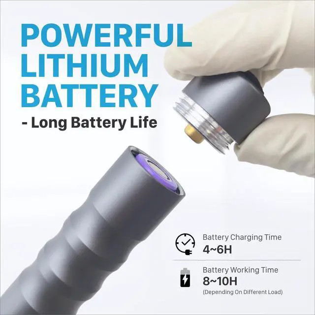 Alt view image 3 of 7 - Mini Handheld Tissue Grinder 12000rpm Speed 3.7V,Micro Homogenizer 1.5ml/2ml/5ml Grinding Tissue for homogenization