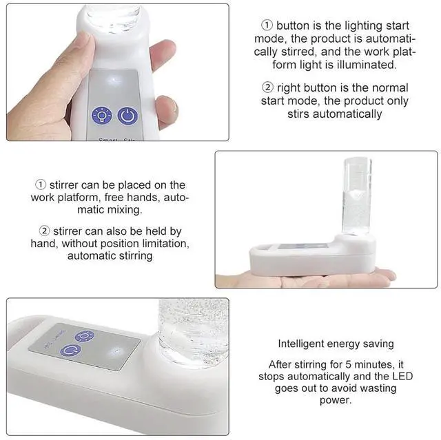 Alt view image 2 of 7 - Magnetic Stirrer Portable Mini Lab Stirrer with Cross Magnet
