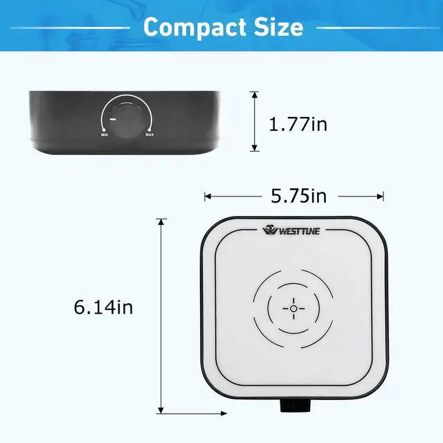 Alt view image 5 of 6 - Rechargeable 3000rpm Magnetic Stirrer Mixer with Stir Bar, Brushless DC Motor Max 3000ml Magnetic Stir Plate MixerNo Hot)