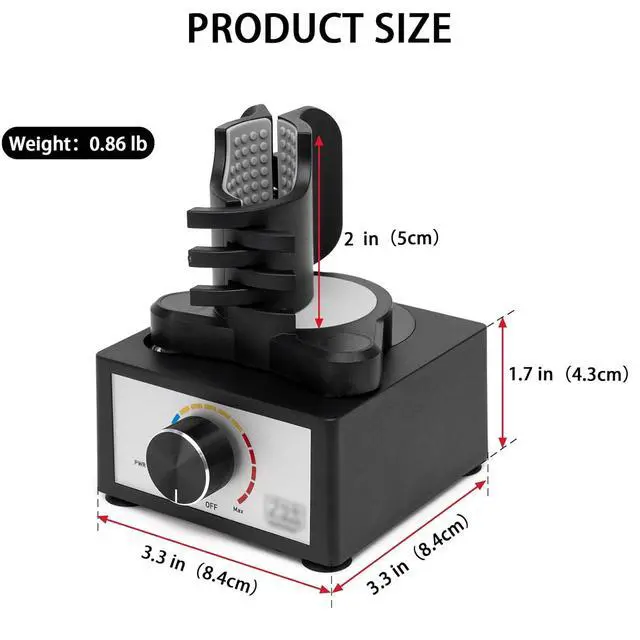 Alt view image 3 of 7 - Hands-Free Model Paint Shaker,Mini Adjustable Speed Vortex Mixer Machine for Acrylic Paints,Tattoo Ink,Nail Polish,Eyelash Glue Adhesives,Pigment,Testing Tubes