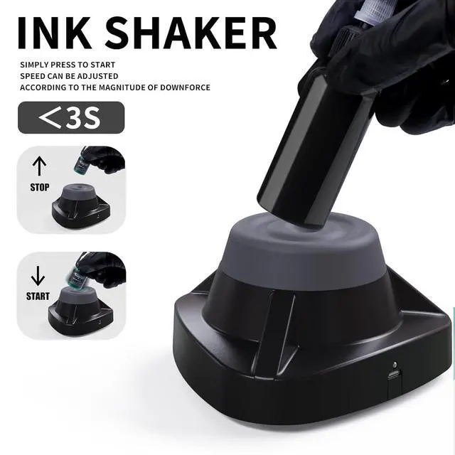 Alt view image 7 of 7 - Mini Vortex Mixer 10000 RPM, Compact Portable Lab Vortex Shaker with Non-Slip Base, One-Touch Operation Tattoo Ink Paint Mixer for Tattoo Ink, Lab Reagents, Nail Polish, Eyelash Adhesive