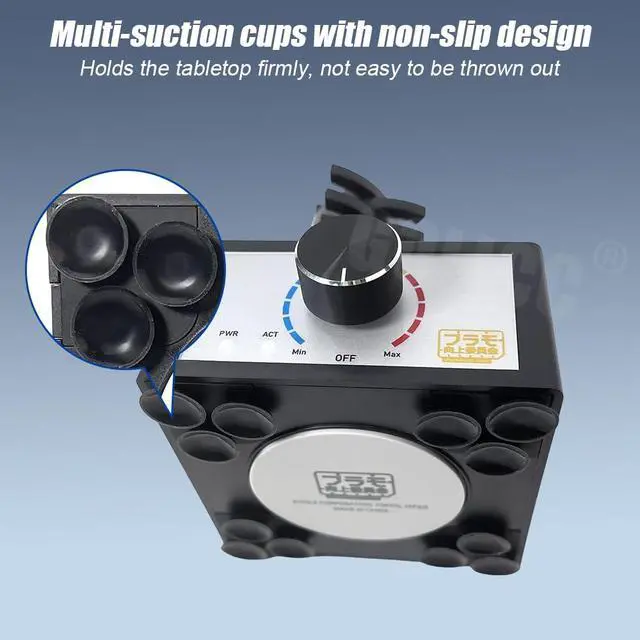 Alt view image 4 of 7 - Mini Vortex Mixer - Hands-Free Paint Shaker for DIY Models, 300-2400RPM, 3-Speed Setting, for 10-100ml Bottles of Paint, Nail Polish, Lab, Paints Acrylic, Eyelash Adhesives