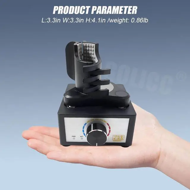 Alt view image 5 of 7 - Mini Vortex Mixer - Hands-Free Paint Shaker for DIY Models, 300-2400RPM, 3-Speed Setting, for 10-100ml Bottles of Paint, Nail Polish, Lab, Paints Acrylic, Eyelash Adhesives