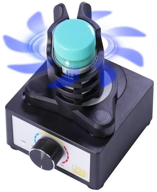 Main image of Mini Vortex Mixer, DIY/Gundam Model Paint Shaker, Hands-Free, 300~2400rpm, Three-Stage Speed Mix, Suitable 10-100ml Shaker, for Paint, Nail Polish, Lab, Paints Acrylic, Eyelash Adhesives