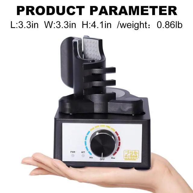 Alt view image 4 of 5 - Mini Vortex Mixer, DIY/Gundam Model Paint Shaker, Hands-Free, 300~2400rpm, Three-Stage Speed Mix, Suitable 10-100ml Shaker, for Paint, Nail Polish, Lab, Paints Acrylic, Eyelash Adhesives