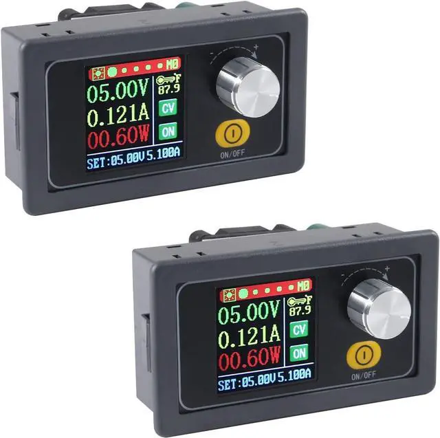 Main image of 2PCS Buck Boost Converter Adjustable Voltage Regulator DC 6V-36V to DC 0.6V-36V, Step Up Down Power Supply, Constant Current Reverse Protection Module