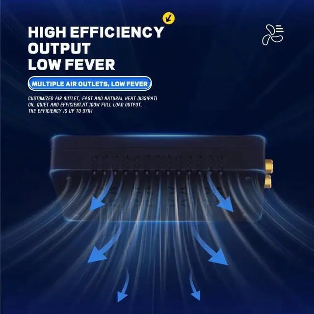 Alt view image 6 of 7 - 30V 5A Adjustable DC Power Supply with Dual Digital Waveform Modes | Mini portable switching power supply, compact size, low noise, suitable for electronics lab, repair bench and school teaching
