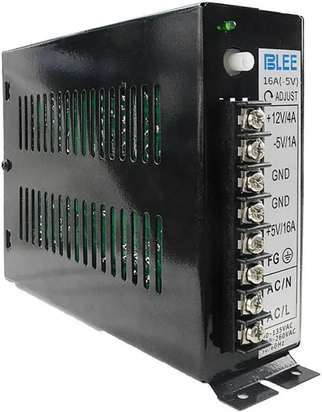 Alt view image 2 of 6 - 16A Switching Power Supply Box for Arcade Jamma | High Quality & Durable Multi Games Machines (5V 16A / 12V 4A / -5V 1A) LED Power on Indicator & Built-in EMI Filter
