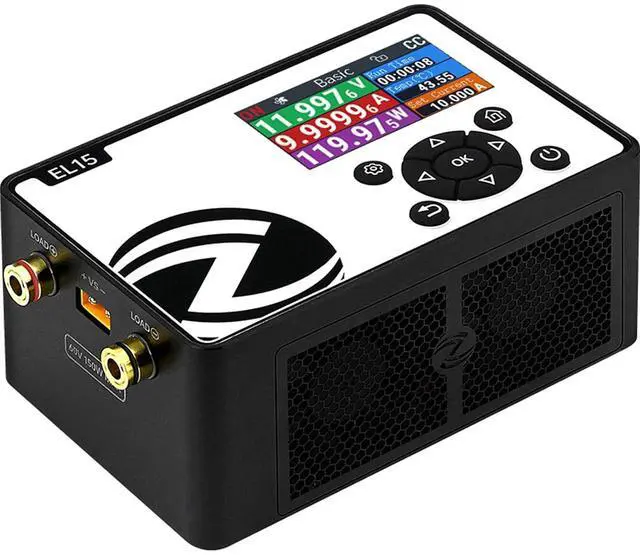 Main image of EL15 DC Electronic Load, 150W 60V 12A Programmable Constant Current Load Tester for Battery Capacity Testing, Power Supply R&D, and Electronic Component Evaluation - High Precision Lab Grade