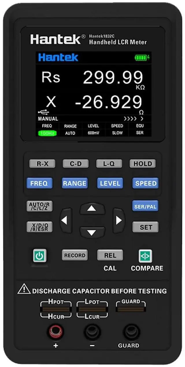 Main image of 1832C LCR Meter Handheld Meter Portable Instrument to Measure The Parameters of The Component with 7 Typical Test Frequency