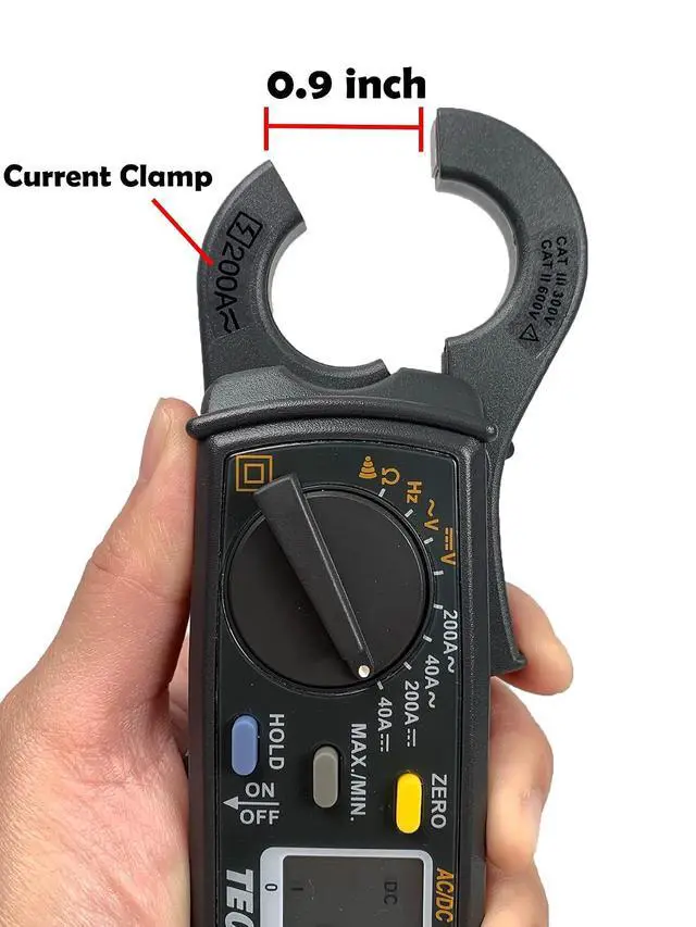 Alt view image 2 of 6 - DCM-039 AC/DC 200A Clamp Meter 10mA high Resolution on 40A DC/AC Range