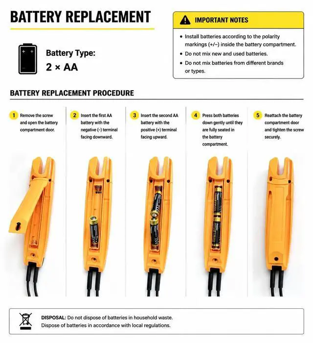 Alt view image 2 of 7 - T5-1000 Electrical Tester Replacement for Fluke T5-1000 Meter, 1000V AC Voltage, Current & Continuity Tester with Open Slot Current Measurement, Thin Probes, Auto Range Meter for Electricians