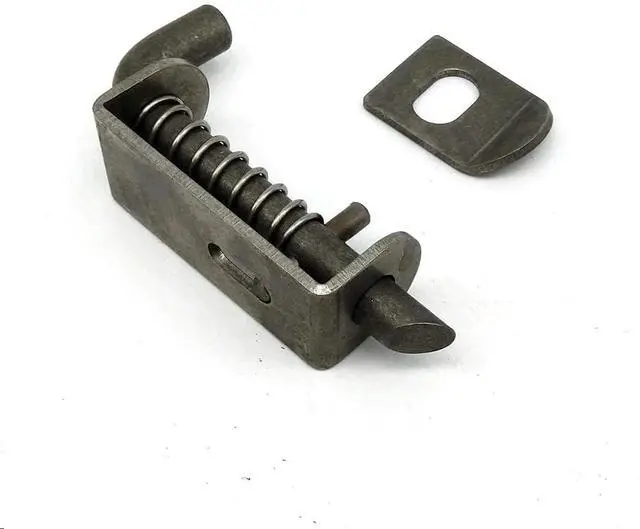 Alt view image 5 of 7 - 10 Pcs Stainless Steel Mini Spring Loaded Latch Pin - 1.9" 304 Metal Barrel Bolt Latch, Reinforced Industrial Welded Spring Lock for Pet Cage, Door Shed Gate, Tailgate Trailer Garage