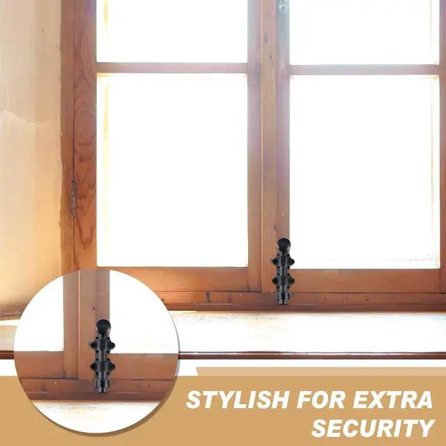 Alt view image 6 of 6 - 2 Pcs Dutch Door Bolt 4 Inch Surface Bolt Sliding Door Locks Hardware Solid Brass Latch, Attic Latch for Dutch Slide Barn(Bronze)