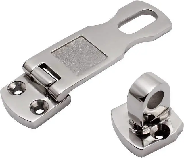 Alt view image 4 of 7 - Boat Door Lock Latch Anti-Rattle Lockable Hold Down Clamp Latch Marine Grade 316 Stainless Steel with Screws