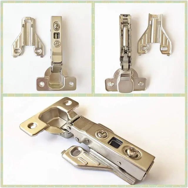 Alt view image 6 of 7 - 10-Pack Full Overlay Soft-Close Face Frame Hinge, Clip-On Design for Kitchen Cabinet Doors