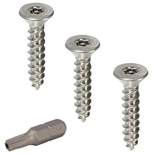 Main image of Flat Head Torx Security Sheet Metal Screws - #14 x 1-1/4" (10pcs), Tamper Resistant, 18-8 Stainless Steel Screws with High Durability & Corrosion Resistance, T30 Drive 0.130"-0.430"