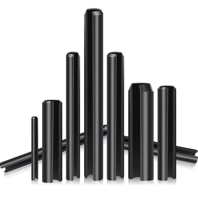 Alt view image 5 of 7 - 450 Pcs Split Roll Pin Assortment Set with Storage Case M2 M2 M3 M4 M5 M6 M2 M7 M8 M9 M10 Slotted Spring Steel Pins Black Dowel Tension Roll Pin for Home Improvement Automotive Machine Repair Tool