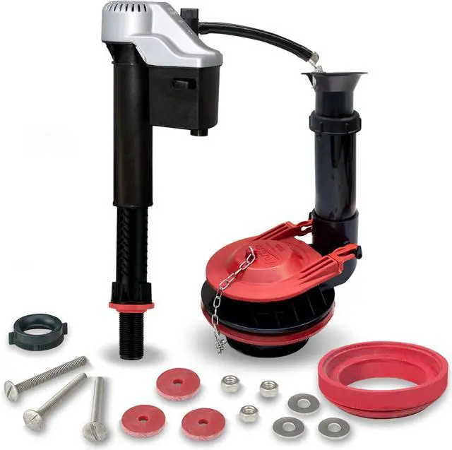 Main image of Complete Toilet Repair Kit - Size: Large 3-Inch - Fixes: Running, Noisy, No/Slow Refill, and No/Weak Flush Toilets - Easy to Install, 5010MP