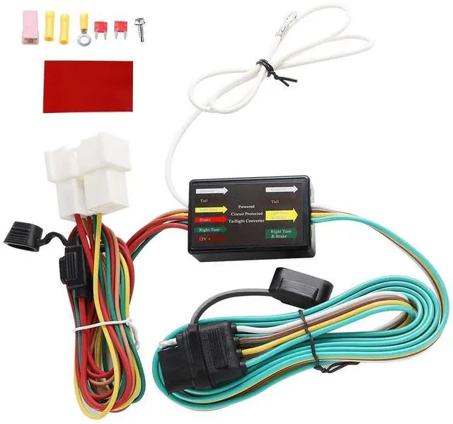 Main image of 4 Pin Trailer Wiring Harness for 2016-2022 Honda Pilot & 2019-2025 Honda Passport, Towing Hitch Wire T-Connector for Trailer Light Connect, Factory Tow Package Required