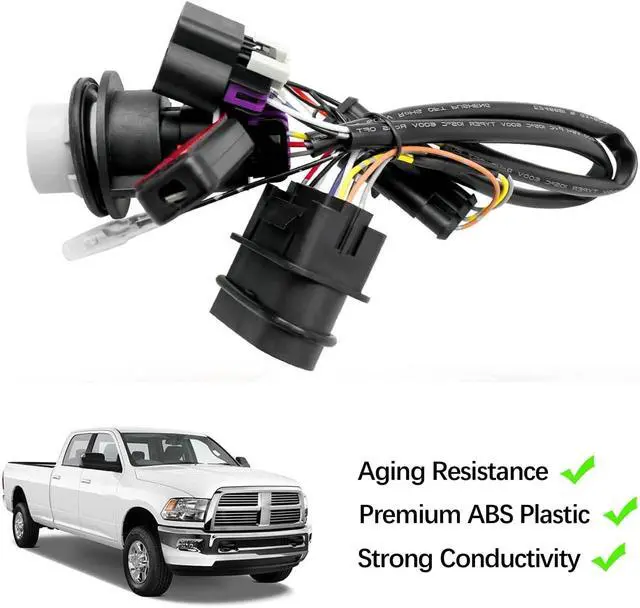 Alt view image 3 of 5 - 13-18 Ram 1500 2500 3500 Conversion Wiring Adapter Factory Projector Headlights to Factory Base Reflector Light Converter Aftermarket Headlights 2 PCS