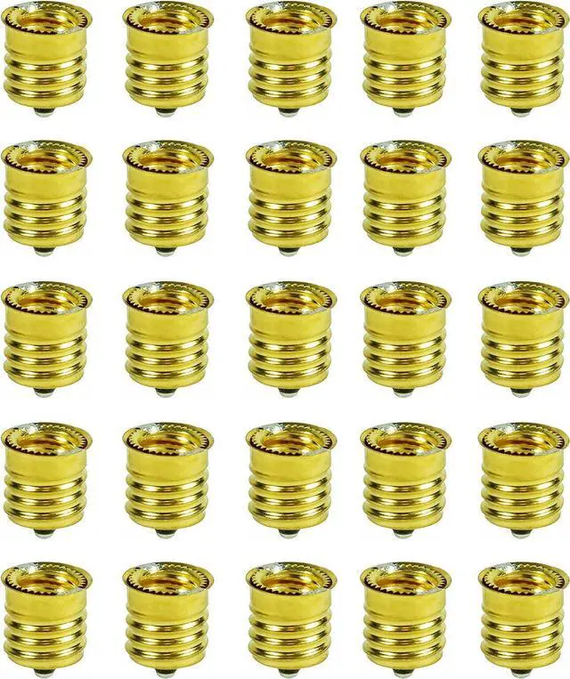 Main image of (Pack of 25) Intermediate Base (E17) to Candelabra Base (E12) Socket Reducer Adapter