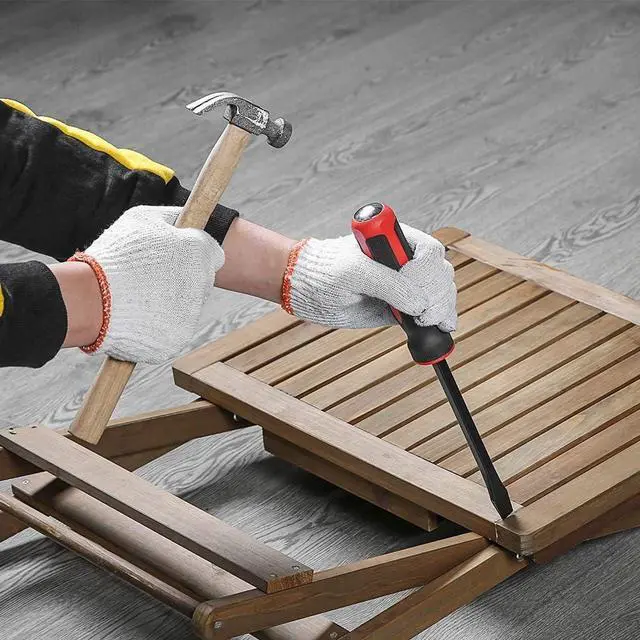 Alt view image 7 of 7 - Pry Bar Set, 5-Piece Heavy Duty Pry Bars with Thicker Strike Caps, Mechanic Hand Tools for Automotive, Demolition, Nail Puller, Crowbar