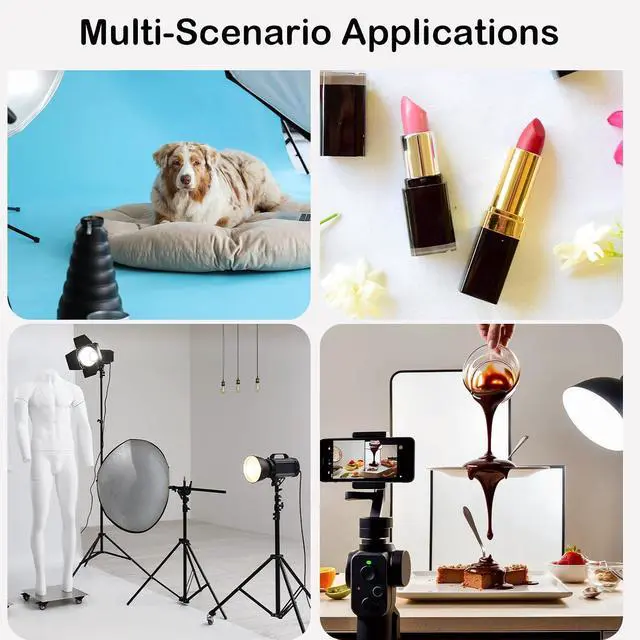Alt view image 7 of 7 - 7" Standard Reflector Diffuser Lamp Shade Dish with 20° /40°/ 60° Honeycomb Grid White Soft Cloth for Bowens Mount Studio Strobe Flash Light Speedlite