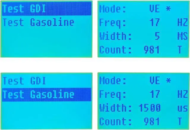 Alt view image 3 of 7 - Fuel Injector Tester Kit, Automotive GDI Injector Tester 12V Vehicle Fuel Injector Adapter Cleaner with LCD Display for Car Gasoline Tseter and Cleaning