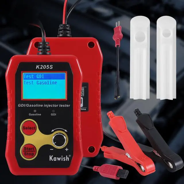 Alt view image 6 of 7 - Fuel Injector Tester Kit, Automotive GDI Injector Tester 12V Vehicle Fuel Injector Adapter Cleaner with LCD Display for Car Gasoline Tseter and Cleaning