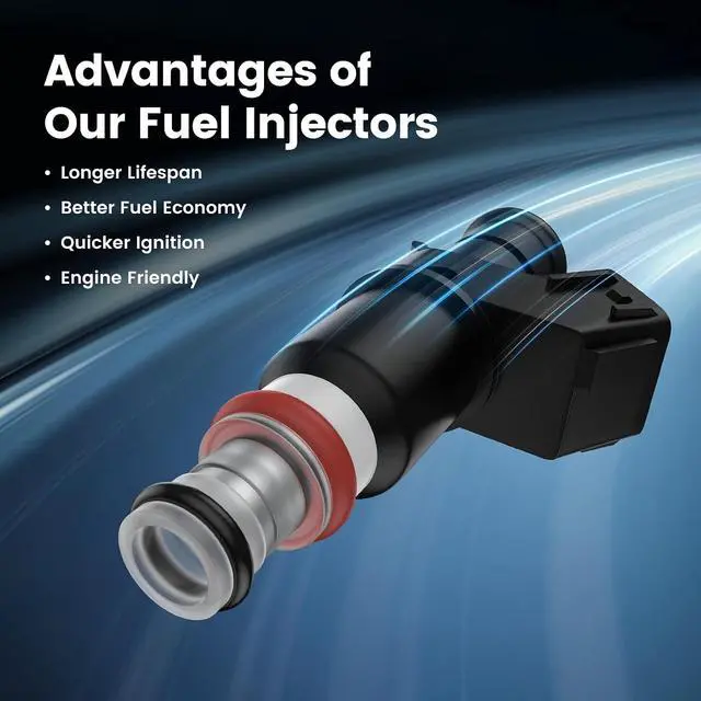Alt view image 6 of 7 - Fuel Injectors Compatible with Honda Accord 2003-2007 CRV 2005-2009 Element 2003-2011 2.4L Acura RSX 2.0L 2005-2006,16450RAAA01 Set of 4